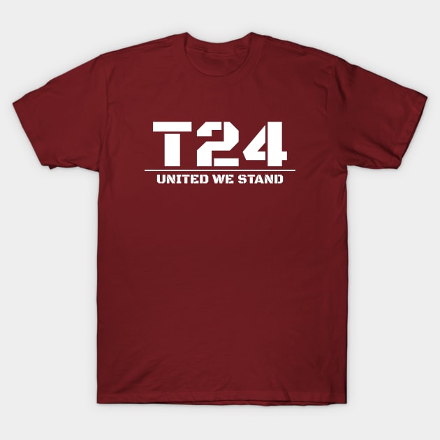 T24 - United We Stand (B) Inv T-Shirt by Political Heretic